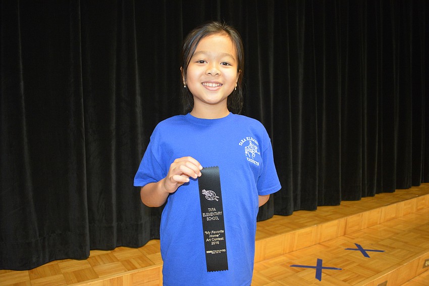 Tien Thai captured first place for fourth grade.