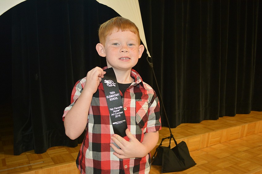 Reef McMaster was No. 1 for the kindergartners.