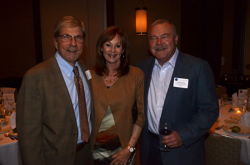 Tom Dart with Tina and Fred Starling