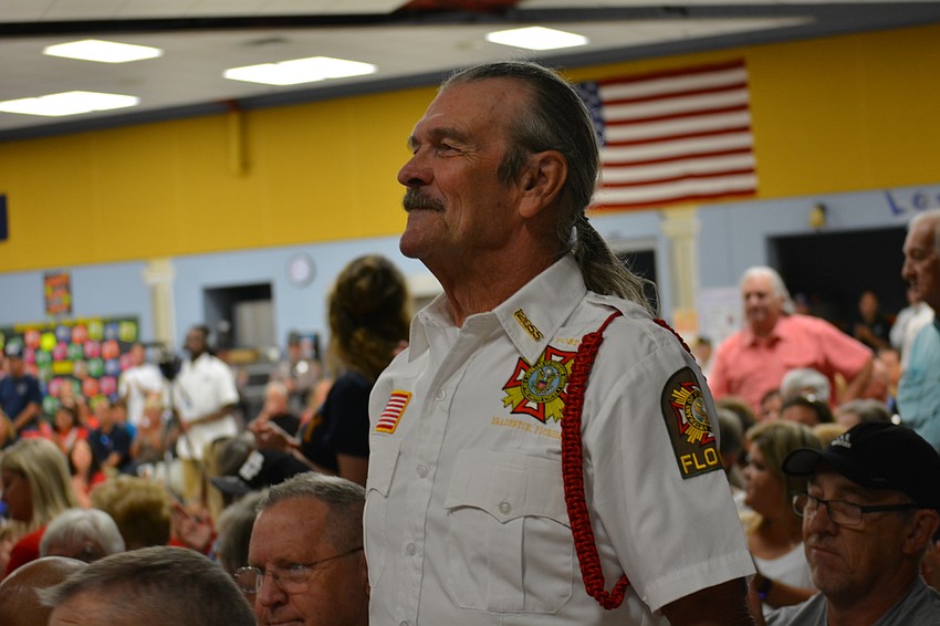 U.S. Navy veteran and VFW Post 12055 member Graham Ellis said he enjoys coming to Freedom's ceremony each year.