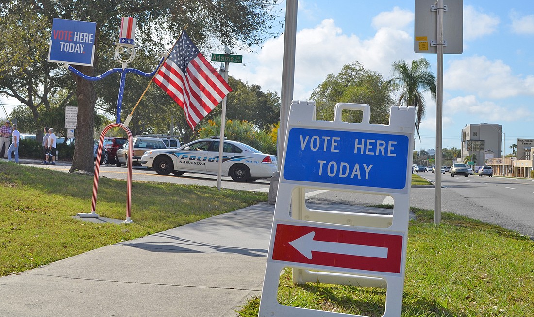 Donald Trump won all of the rural areas in Sarasota County, while Hillary Clinton won downtown.