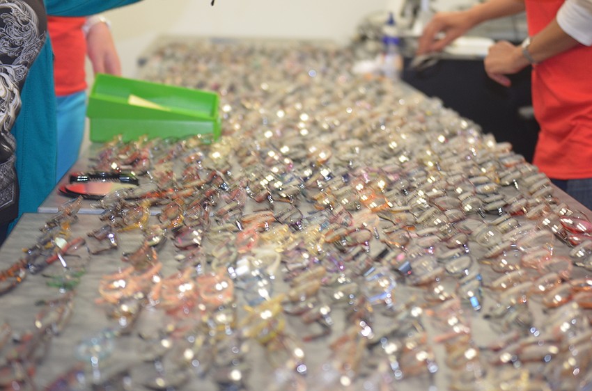 The RAM clinic provides hundreds of glasses and prescription glasses.