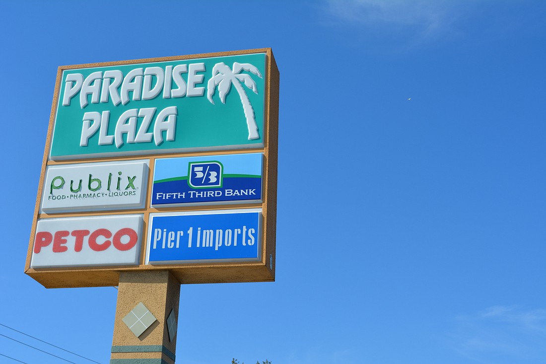 ECHO Realty is spending $600,000 to rebrand Paradise Plaza as the Shops at Siesta Row.