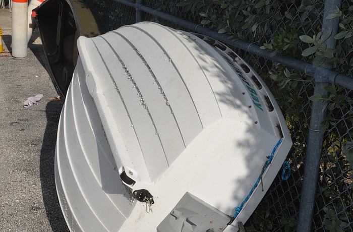 A small boat was turned into the Longboat Key Police Department. Terry O'Connor