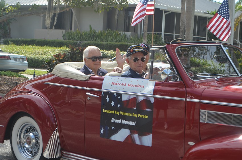 Grand Marshal Harold Ronson makes his way through the quarter-mile parade route.