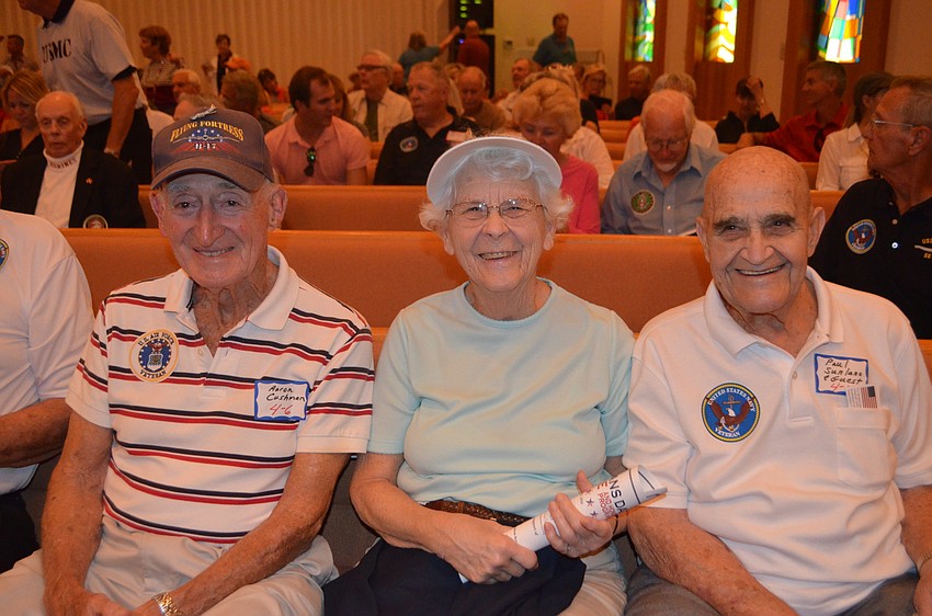 Aaron Cushman and Margaret and Paul Samios