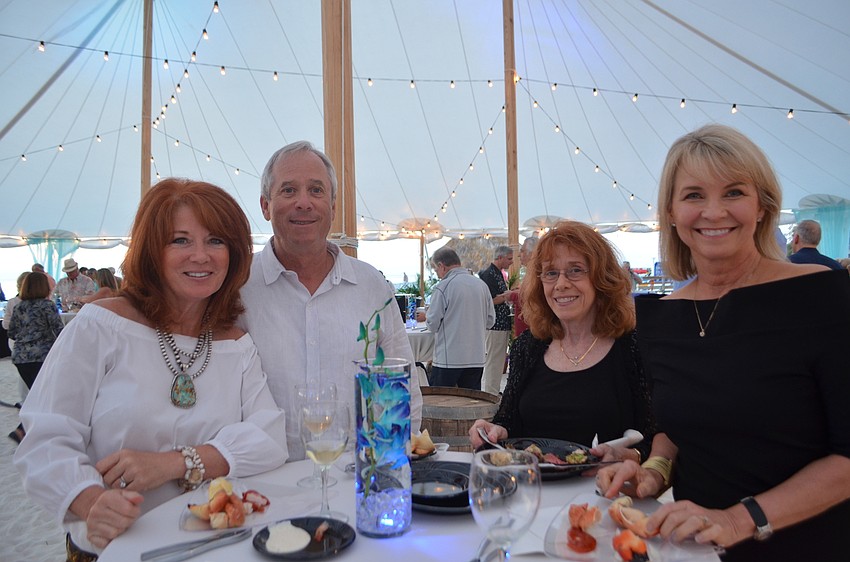 Cheri and David Spector, Kathi Trost and Jaleigh White