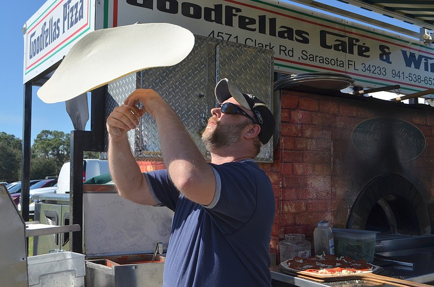 Sarasota's Bert Taylor, the chef at Goodfella's Cafe and Winery, puts his spin on pizza.