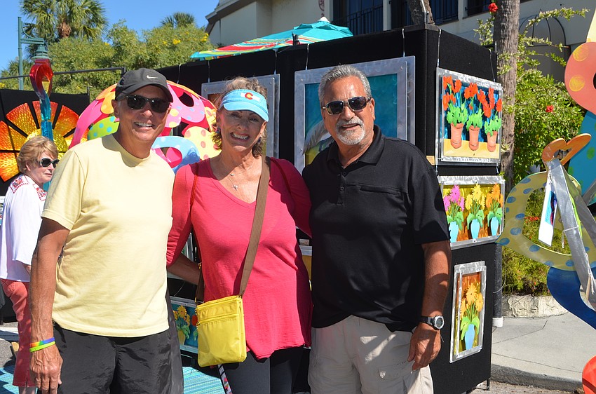 Gordon and Sandra Mickelson and Lenny Marucci