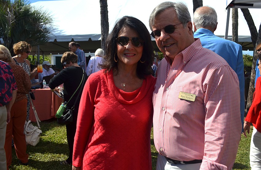 Chair Beth Cannata and Hermitage Artist Retreat Executive Director Bruce Rodgers