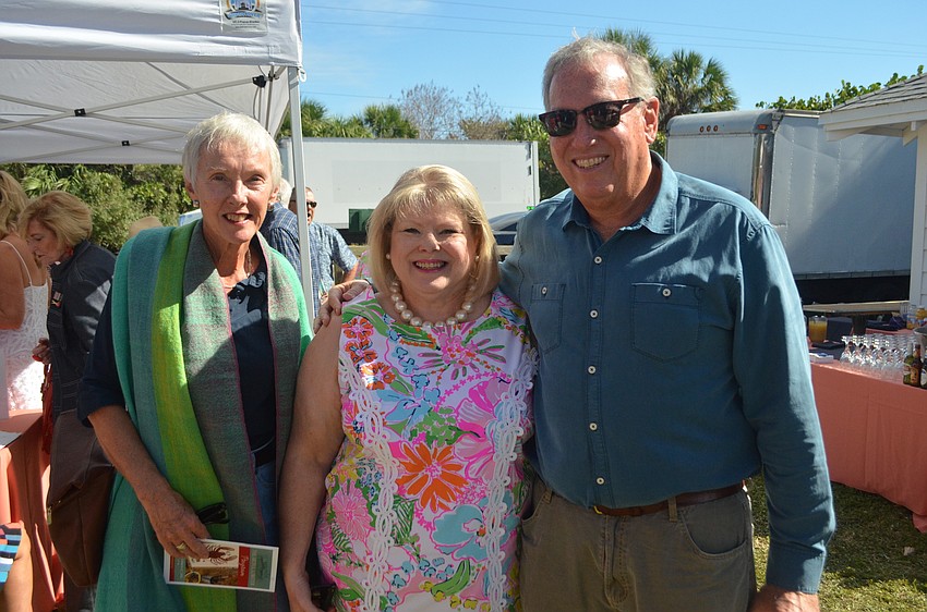 Dale Adler, Board Chair Debbi Benedict and Steve Adler