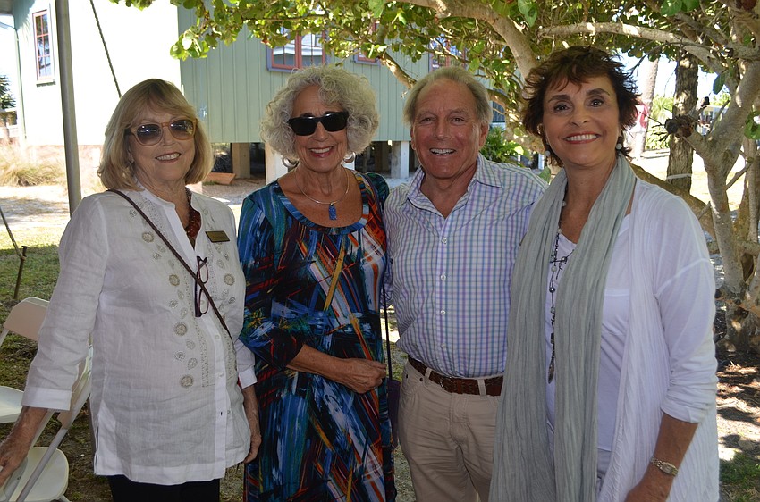 Karen Solem, board member, with Sharon Prizant, Neil Colton and Joy Rogers, board member.
