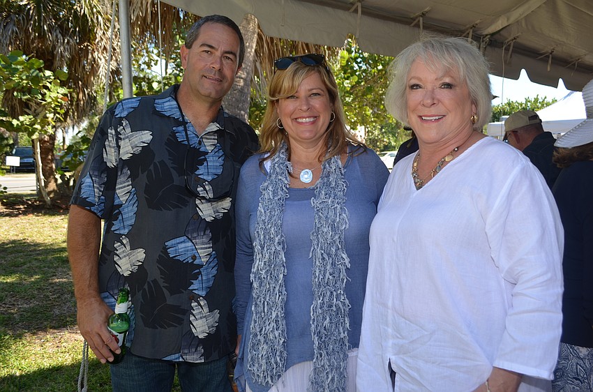 Etienne and Kimberly Bleach with Sherry Koski