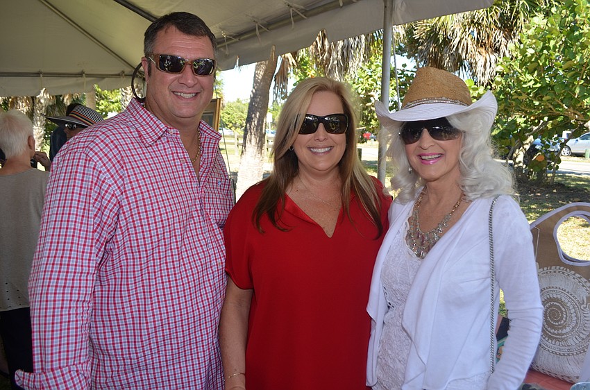 Richie and Leslie Edwards with Terry Chandler
