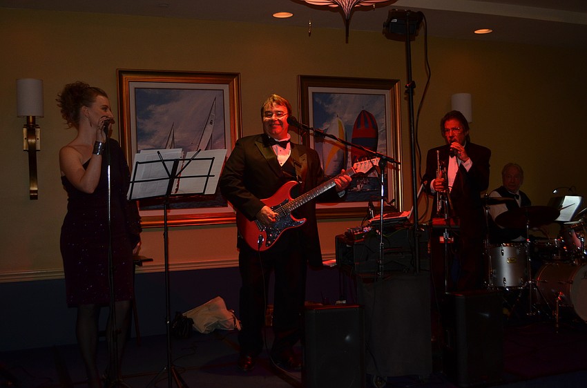 John Rinell performed during the dinner and dancing portion of the Commodore’s Ball.
