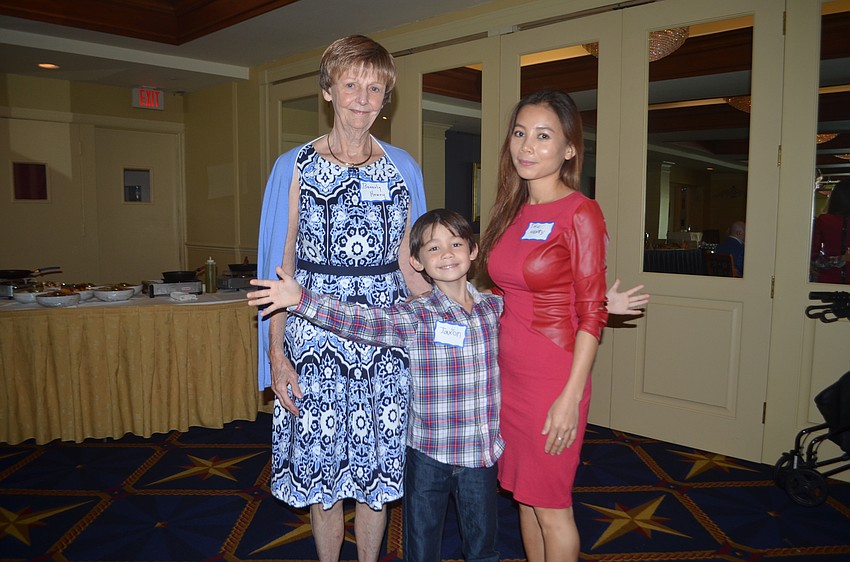 Beverly Henry, Jaxon Henry and Thu Henry