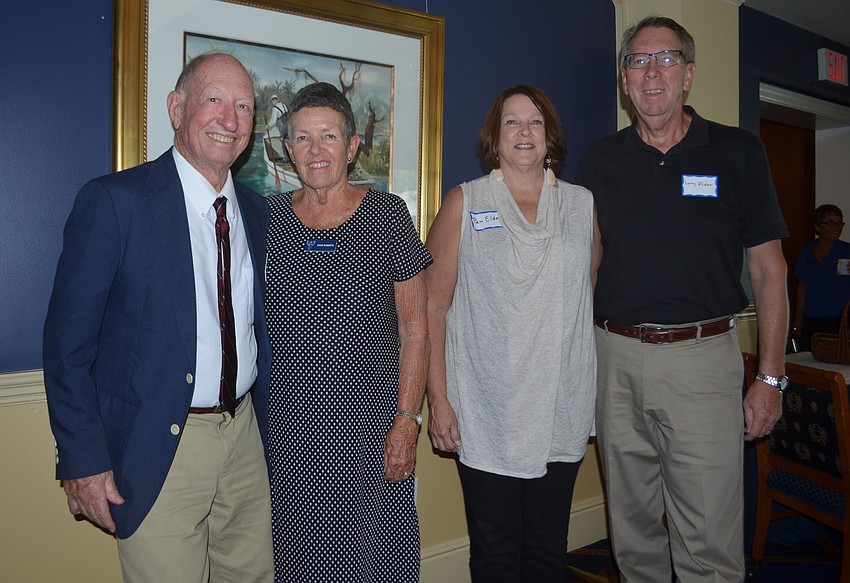 Warren and Anne Robers, Pam and Larry Elder