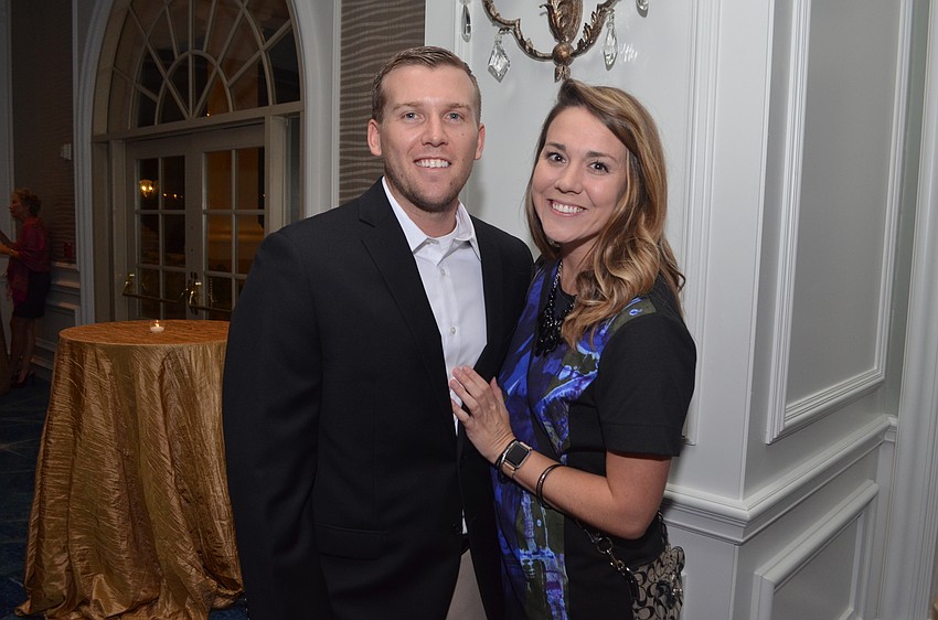 Matt Carroll and Courtney Hancock