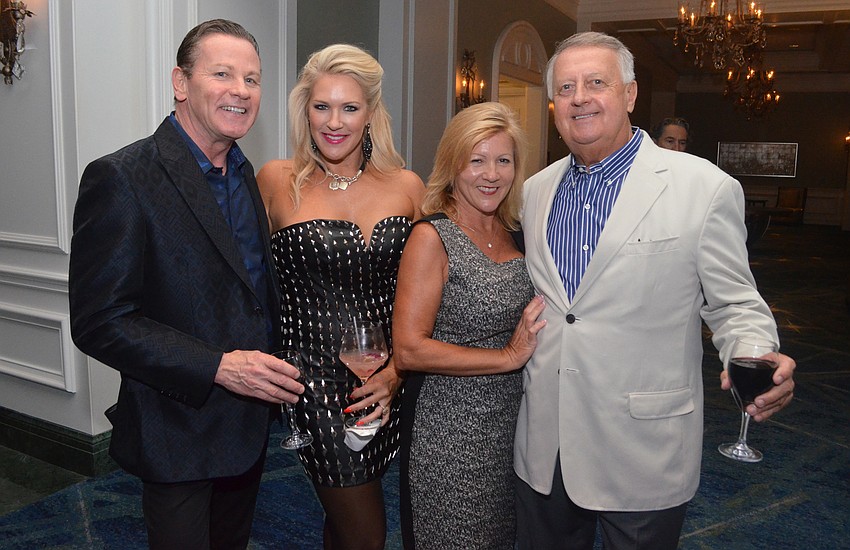 Larry Starr and Teresa Lee Kay with Mitzy and Richard Calligan