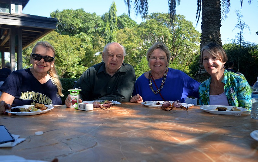 Gail Fegan, George Haborak, Deb Miller and Jean Goetze