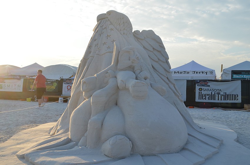 Sculpture by Steve Topazio and Ron MacDonald.