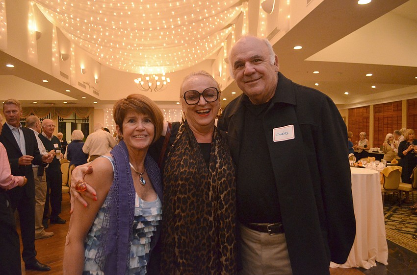 Cathy Kaplinski with Sheila and Charles Nemes