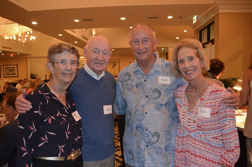 Audrey and Ian Sharp with Fred and Diana Emrich