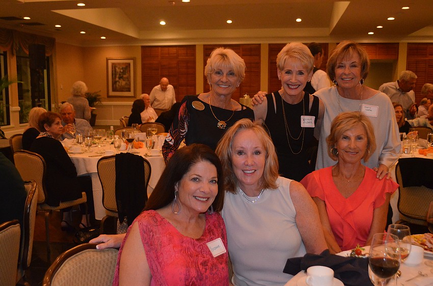 Bottom row: Suzanne Reiman, Katie Cornell and Isabella Paspa; Top row: Joyce Welch, Bonnie Wilder and Marie Watts