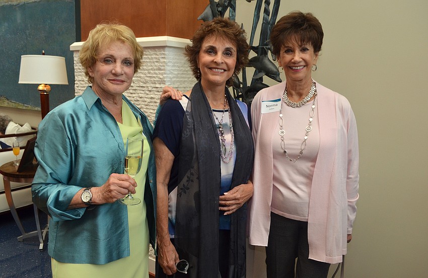Charlotte Perret, Joy Norwood and Norma Cohen