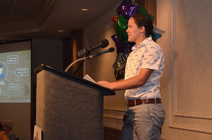 Abby Krause gets emotional as she tells her story of being a foster parent and why these kids continually inspire her.