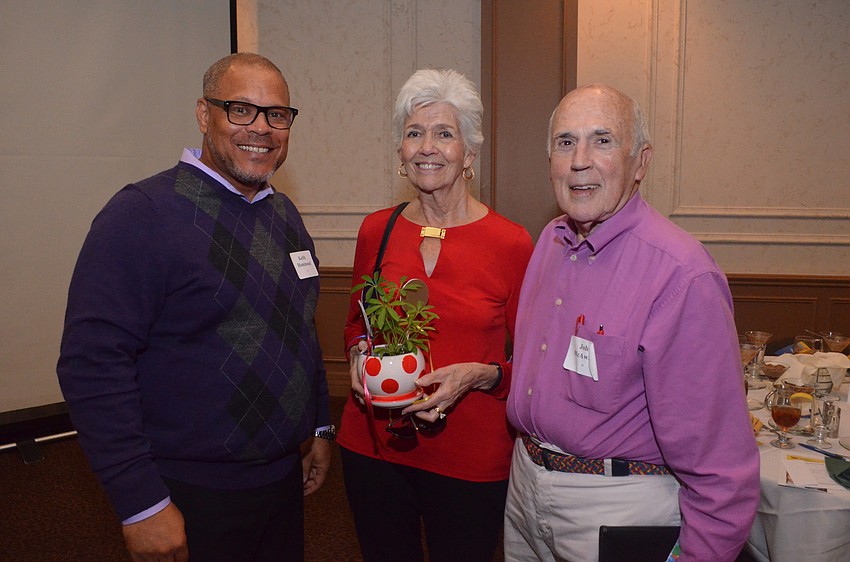 Keith Hammond with Nancy and John McAward