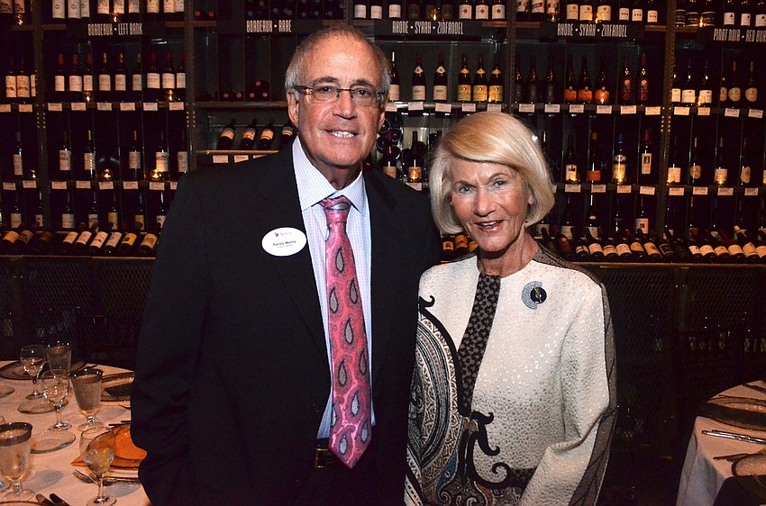 Randy Mallitz, board president, and Irna Blumenthal