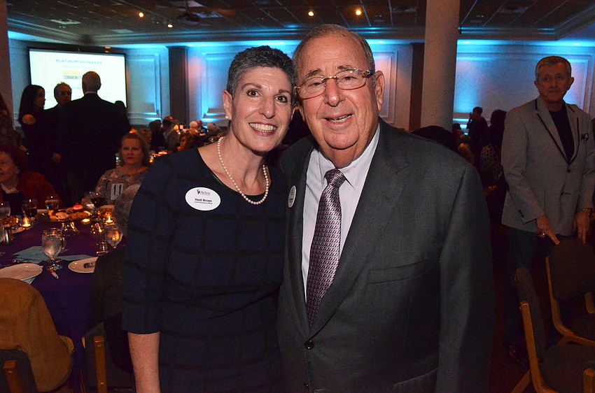 JHCF CEO Heidi Brown and JHCF Board President Merrill Wynne