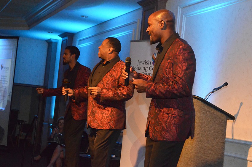 Members of the Westcoast Black Theatre Troupe perform “Dancing in the Street.”