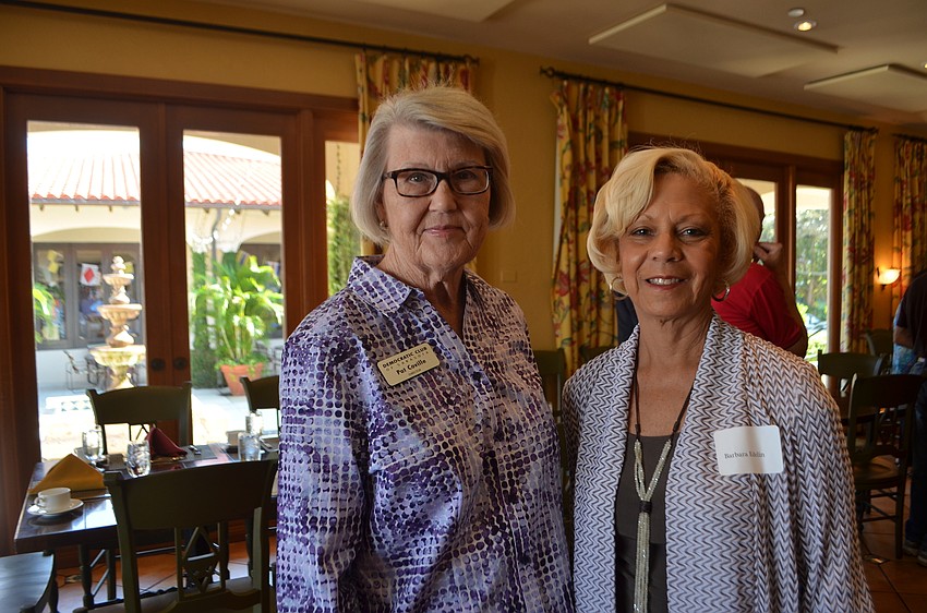 Pat Coville and Barbara Edelin