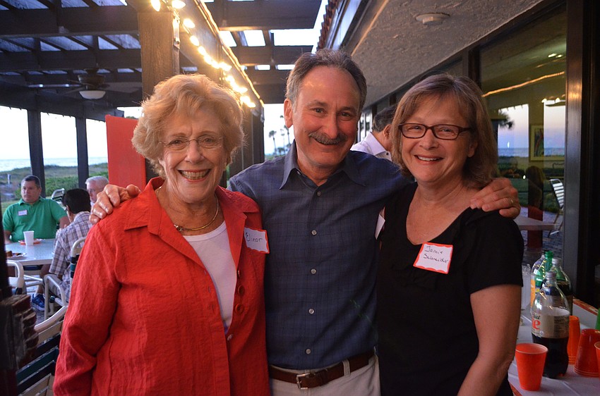 Elinor Burstein and Terry and Jamie Schneider