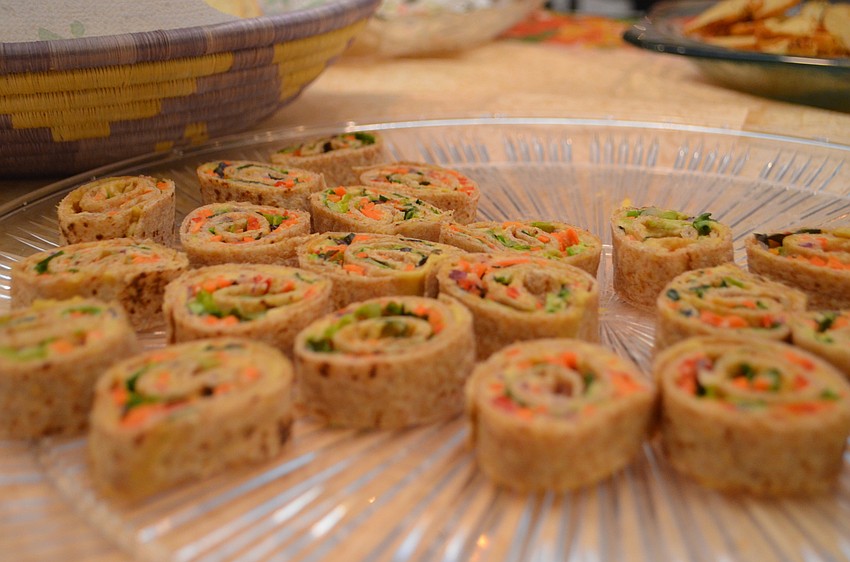 Deli roll-ups were just one of the many potluck items brought to Seaplace’s Welcome Back Party on Nov. 16.
