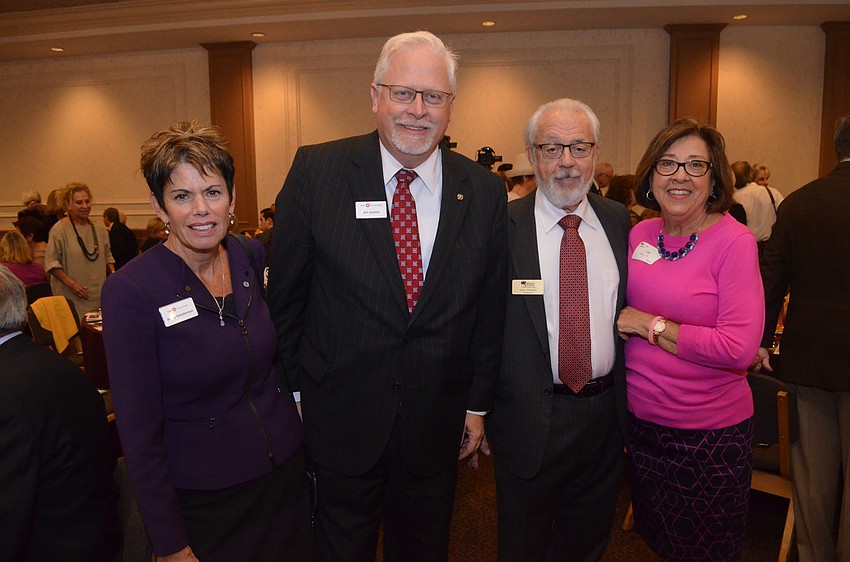 Nancy Kloosterman, Jeff Schmidt and CEO of Pines Sarasota John and Pam Overton