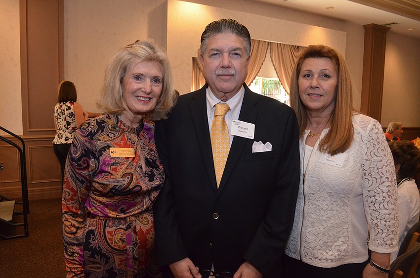 Anne Virag with Willard and Karen Saperston