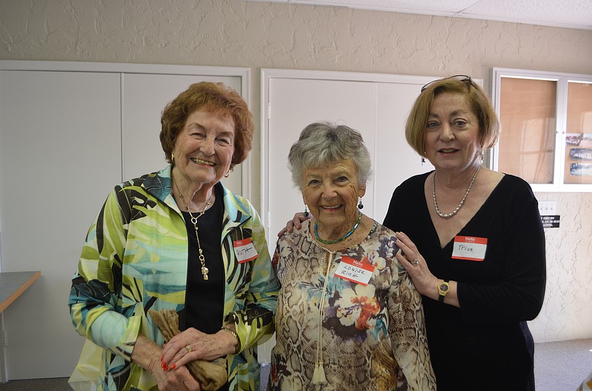 Ruth Strauss, Louise Rich and Patrice Greene