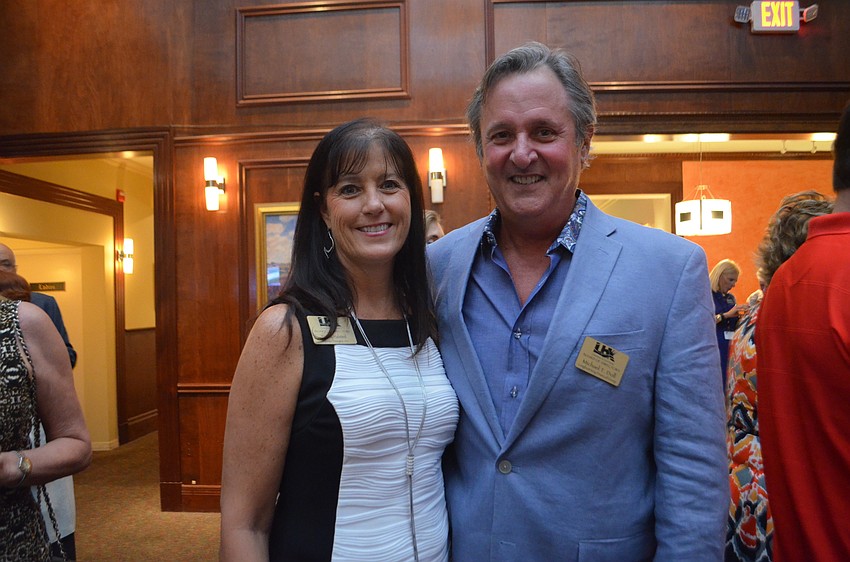 Current chairwoman Tammy Halstead and chairman-elect Mike Doll