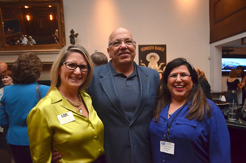 Tonja Atchison, Juan Florensa and Yvonne Schloss, past chairwoman