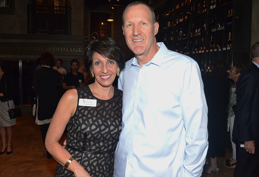 Michelle Kapreilian, executive director of Forty Carrots Family Center and Taber Chadwick