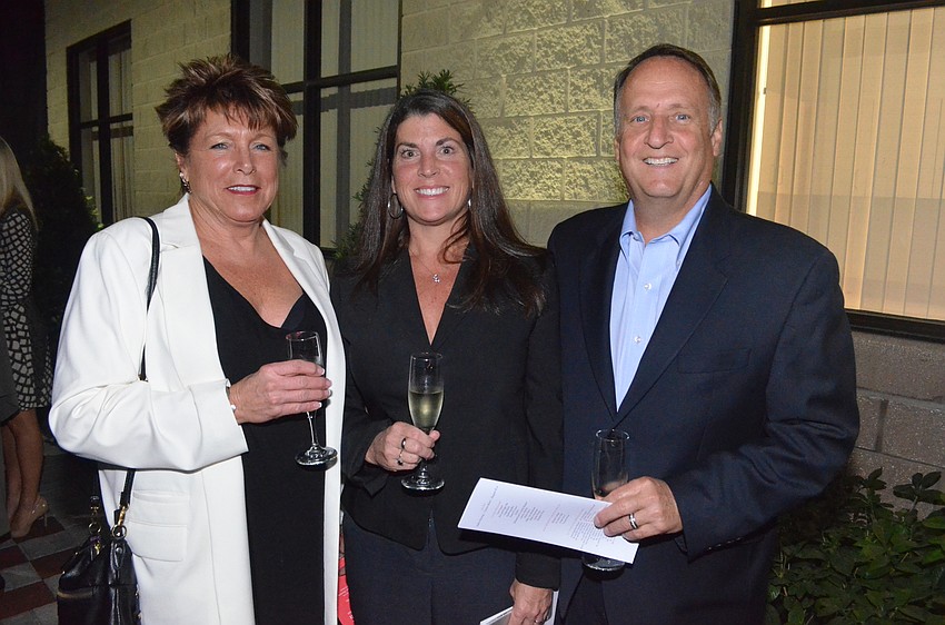 Karen Sweeney with Marci and Mark Weibel