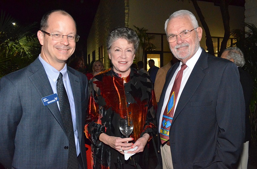John Moore with Susan and Jim Buck