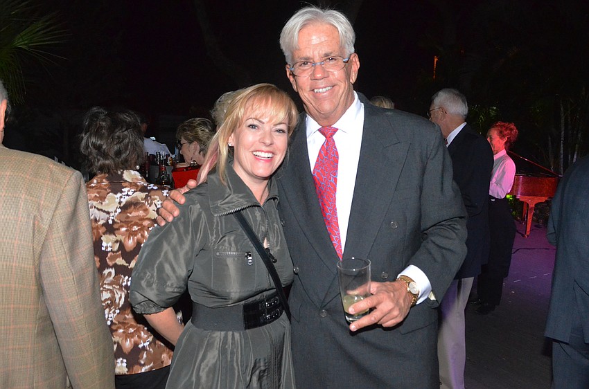 Susan Malloy Jones and Scott George, chief advancement officer for CAN