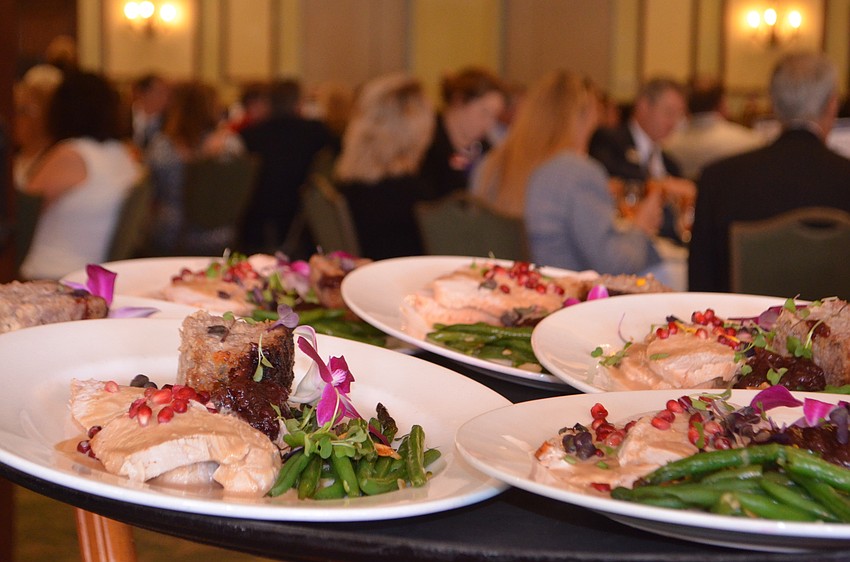 Hundreds of guests at the Lakewood Ranch Business Alliance 2016 Sandies Awards were served a thanksgiving meal at the Polo Grill in Lakewood Ranch.