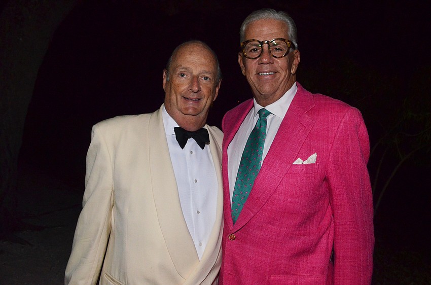 John Mason, executive director, with Scott George