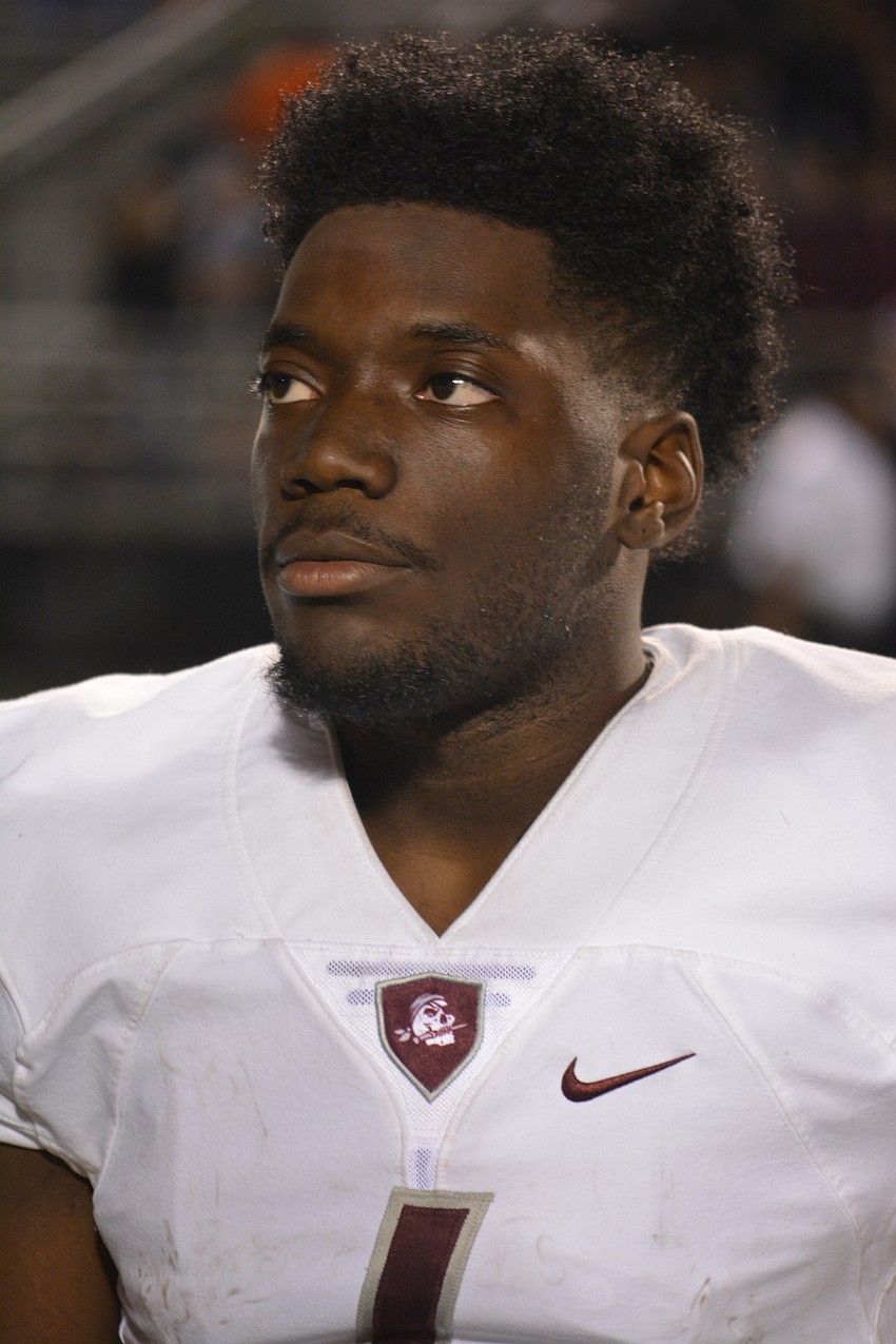 Braden River senior running back Raymond Thomas.