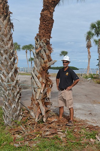 Mark Richardson of the Town of Longboat Key has been overseeing the $3.5 million Bayfront Park project. Terry O'Connor